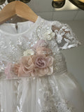 Jaquie Baptism in Creamy Ivory