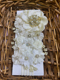 Girl headband style #9 in Ivory