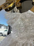 Marina Baptism Dress in Creamy ivory 4 layers
