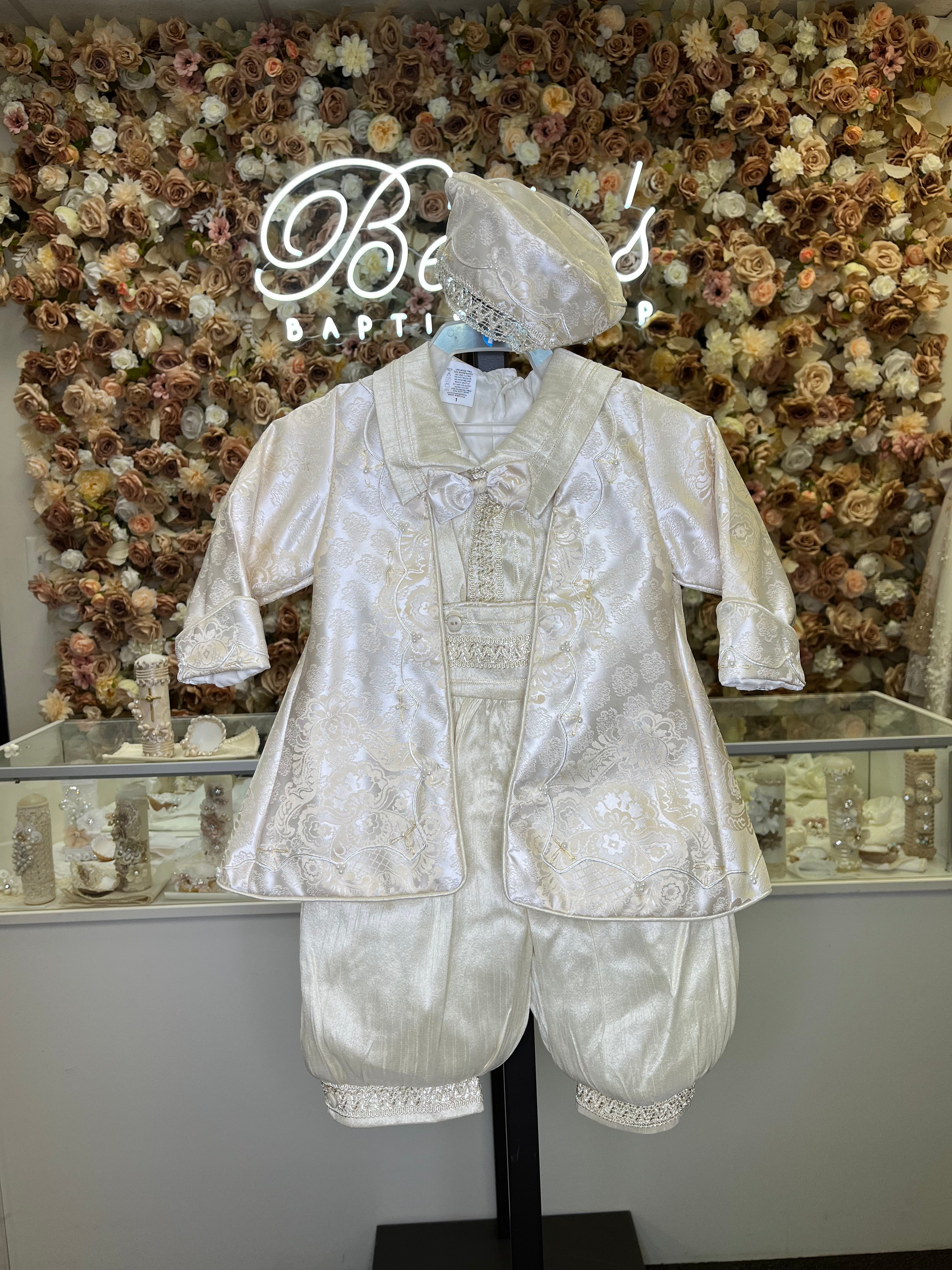 Prince Raymond boy outfit in Champagne FINAL SALE/VENTA FINAL