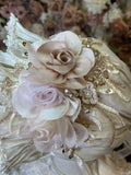 CAYLANI BAPTISM DRESS IN CHAMPAGNE (ONE PIECE ROPON)