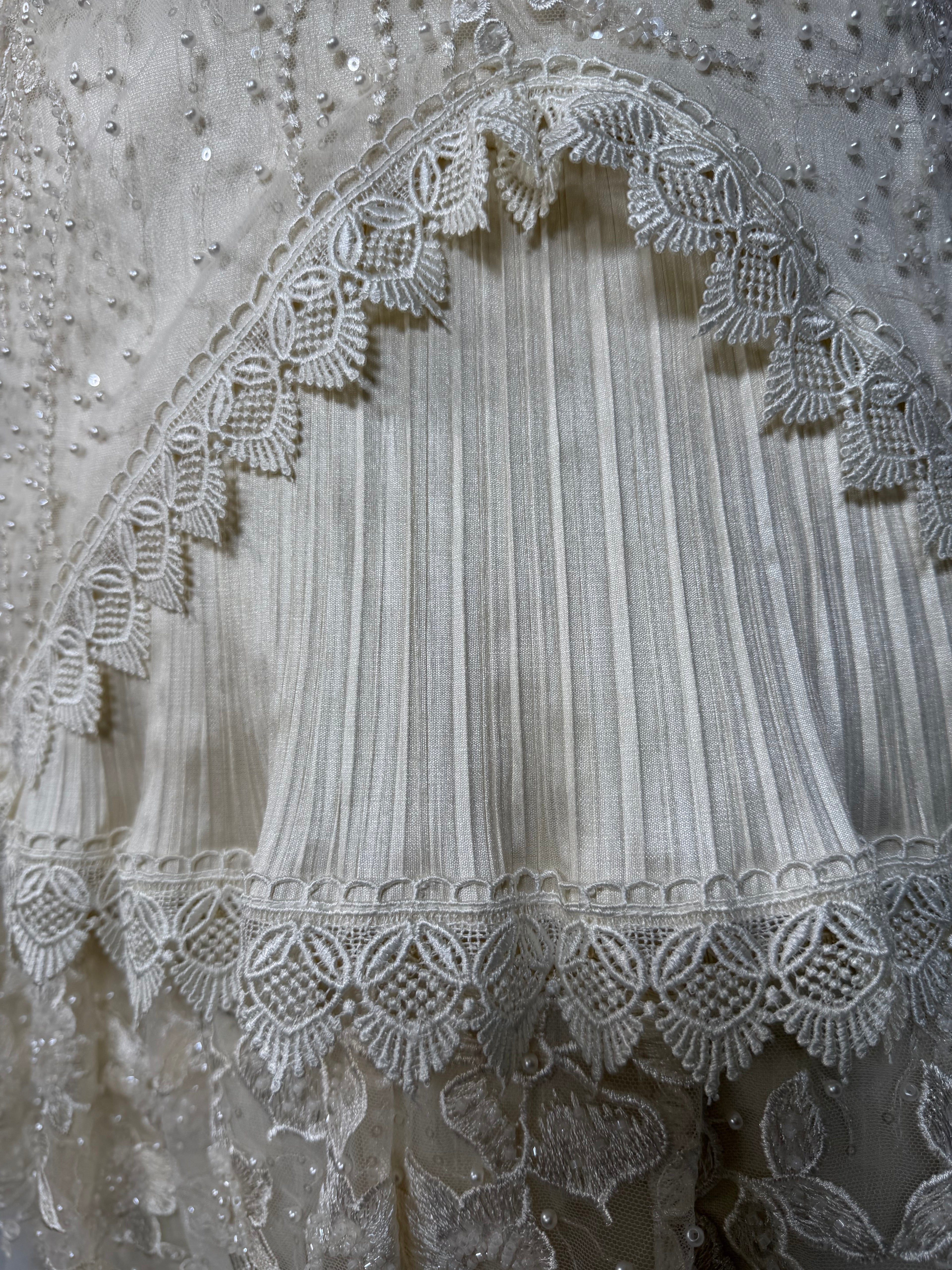 Ropon Carlota Tono Champagne/ Carlota Baptism Dress in Champagne