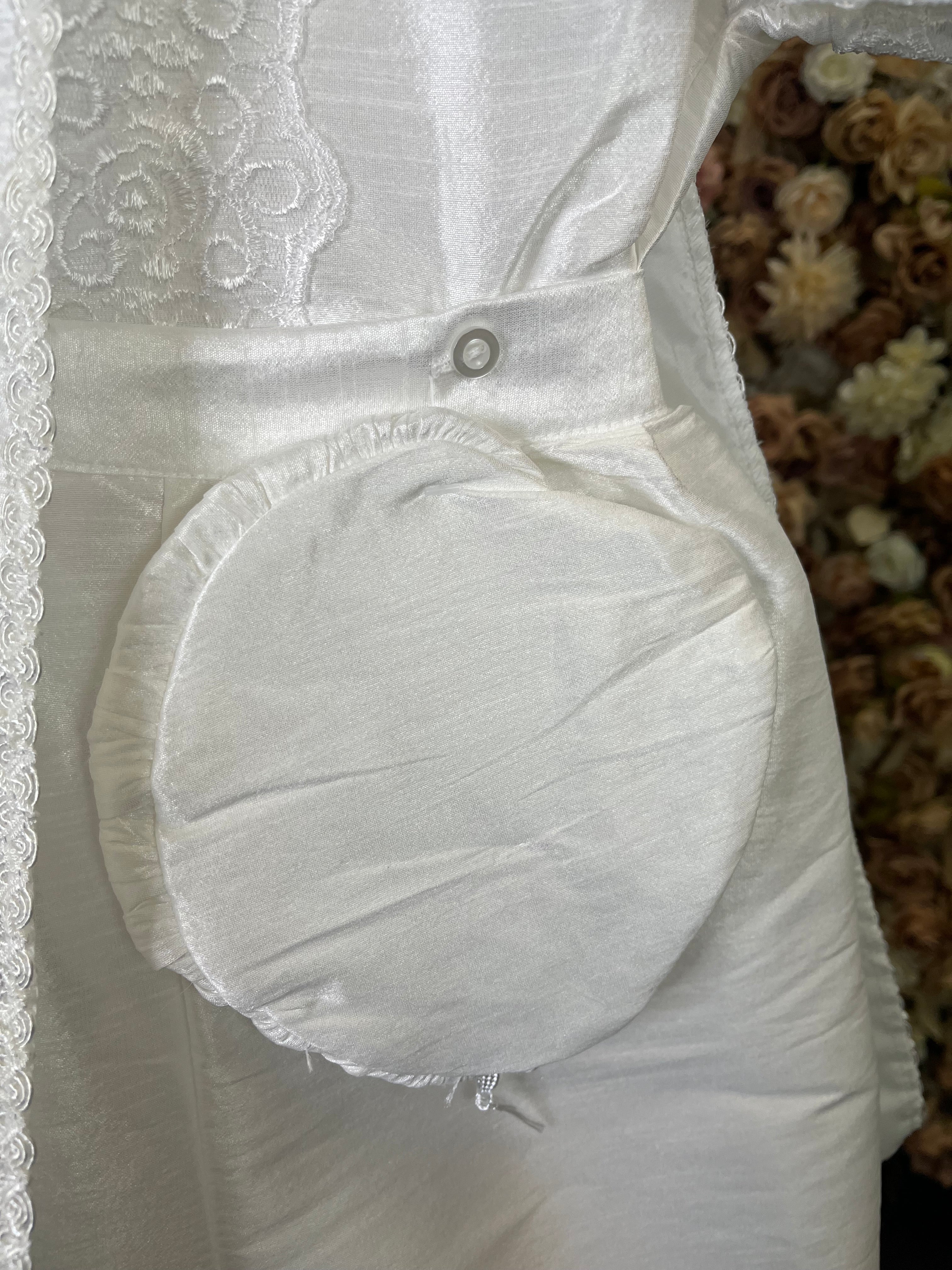 SIZE 3 Boy Baptism outfit in White style #434 (Outfit Only) Solamente Traje