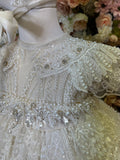 MAR BAPTISM DRESS IN CHAMPAGNE