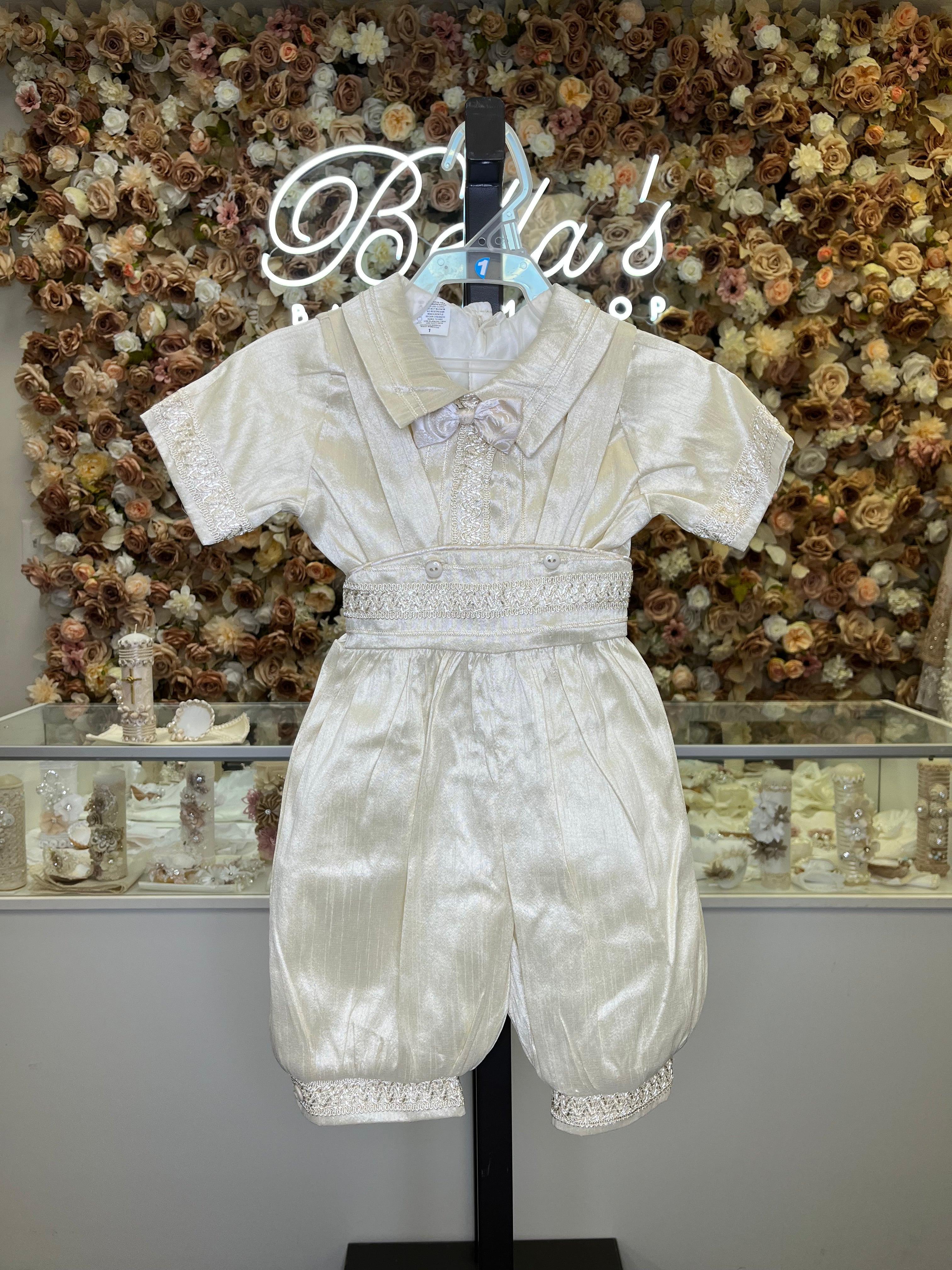 Prince Raymond boy outfit in Champagne FINAL SALE/VENTA FINAL