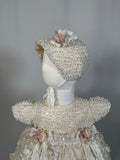 BOMBON BAPTISM DRESS IN CHAMPAGNE/ ROPON BOMBON EN TONO CHAMPAGNE