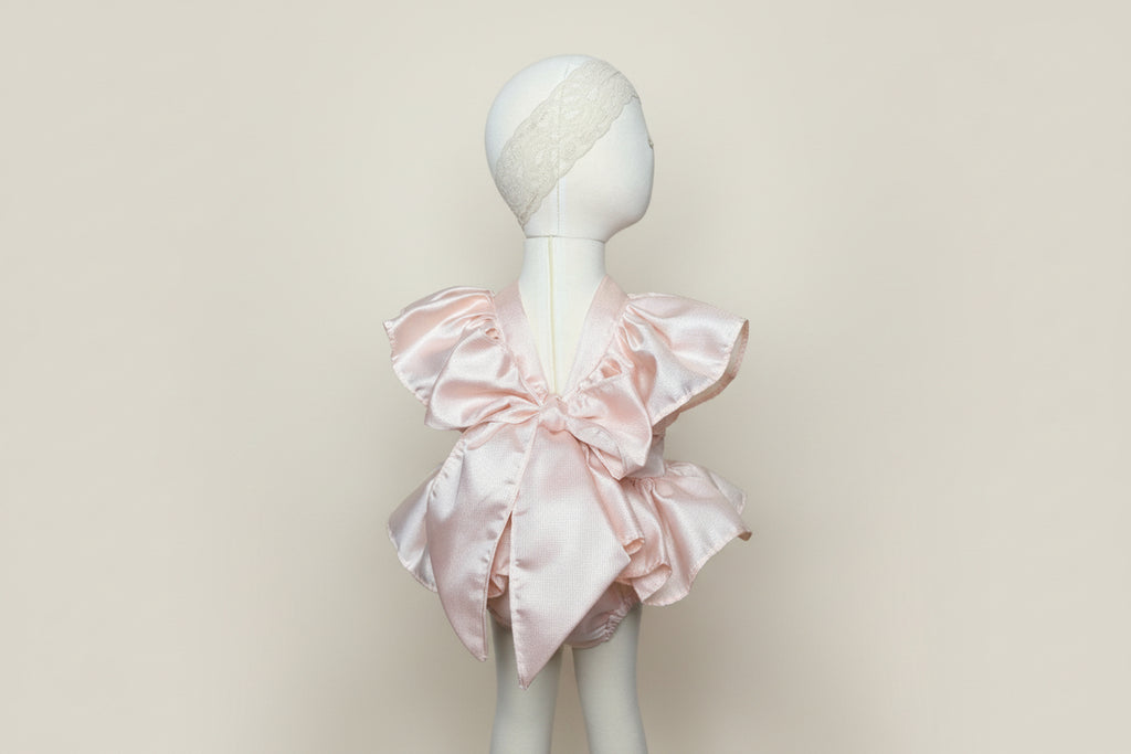 Blush Romper/ Pañalero Tono Rosa Style # 1537