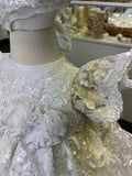 Marina Baptism Dress in White 4 layers