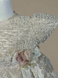 BOMBON BAPTISM DRESS IN CHAMPAGNE/ ROPON BOMBON EN TONO CHAMPAGNE