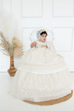 Juliette Baptism Dress in Champagne