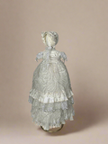 JAZMIN BAPTISM DRESS IN CREAMY IVORY/ ROPON JAZMIN EN TONO PERLA