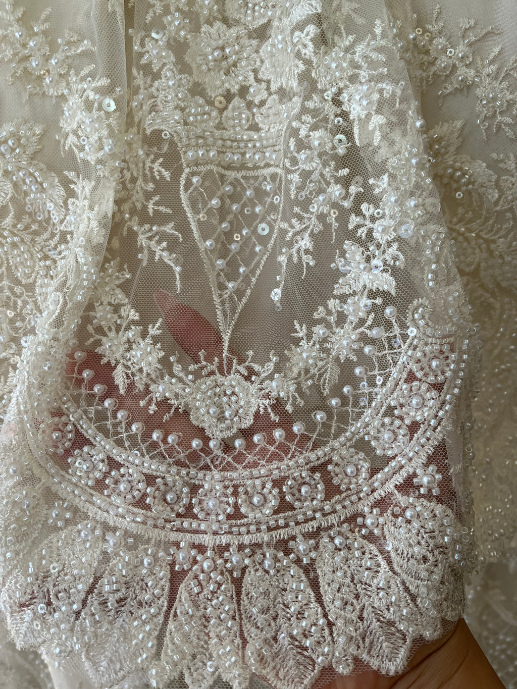 Juliette Baptism Dress in Champagne