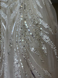 Perla Baptism Dress in Champagne