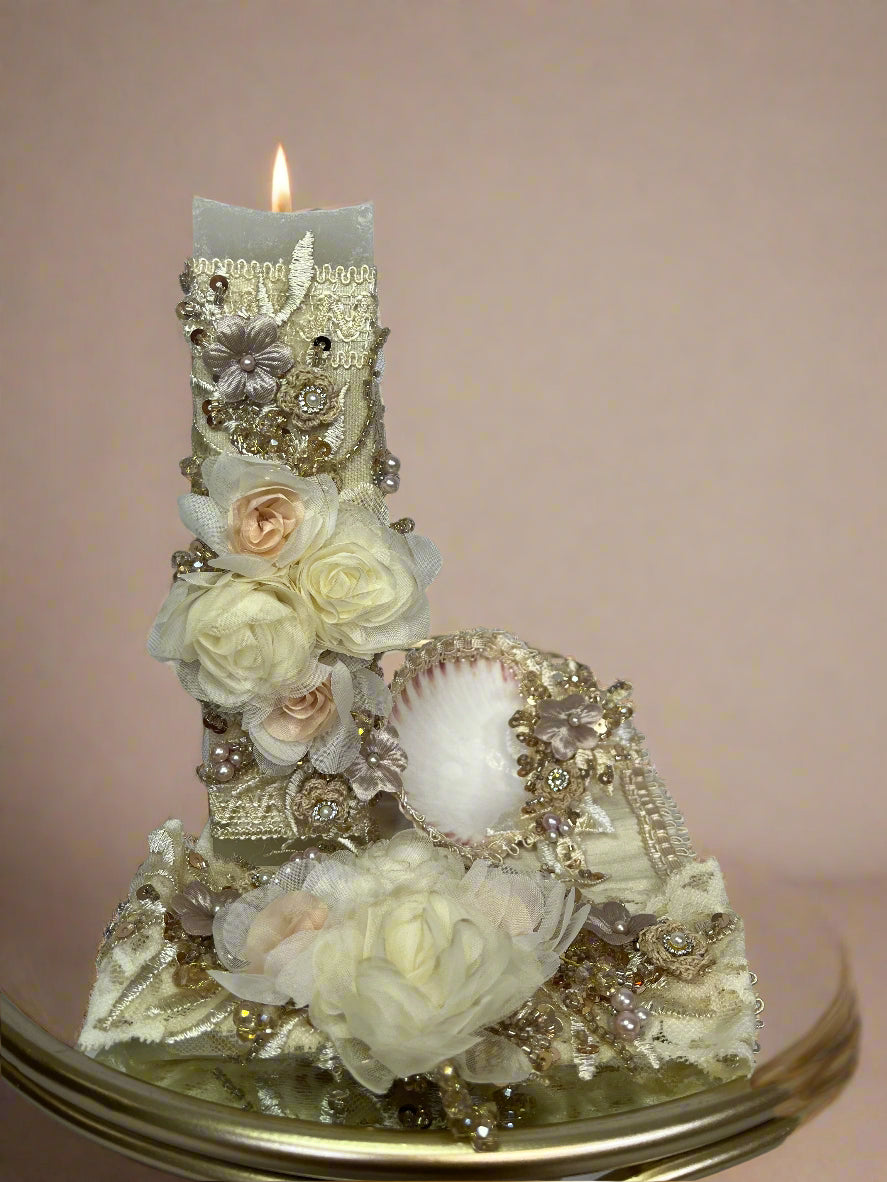 Juliette Baptism Dress in Champagne