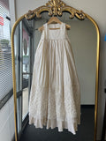 Perla Baptism Dress in Champagne
