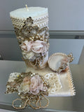 Eliza Baptism Dress in Champagne