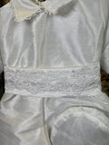 SIZE 3 Boy Baptism outfit in White style #413 (Outfit Only) Solamente Traje