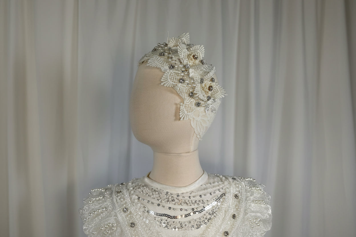 Ropon Mar en tono Perla / Baptism Dress Mar in Creamy Ivory