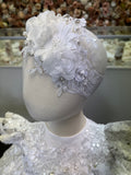 Marina Baptism Dress in White 4 layers
