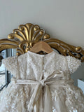BOMBON BAPTISM DRESS IN CHAMPAGNE
