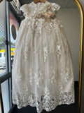 Eliza Baptism Dress in Champagne