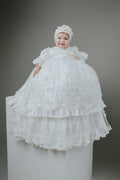 Janet Baptism Dress in Creamy Ivory