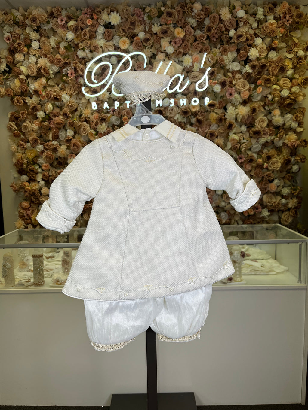 Prince Azul baptism outfit in Ivory