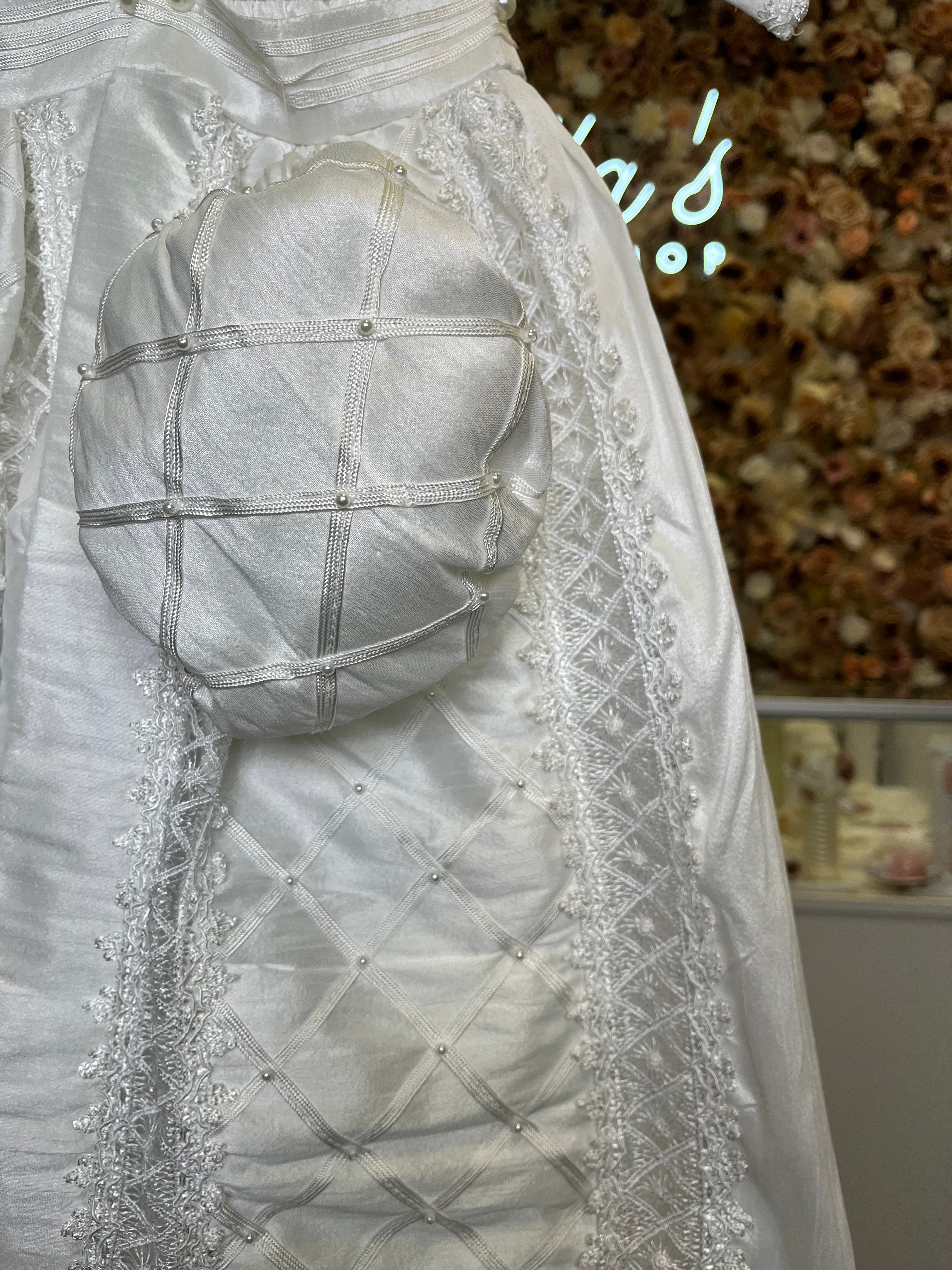 Eduardo Spanish Baptism outfit in White FINAL SALE/VENTA FINAL