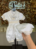 Prince Azul baptism outfit in Ivory