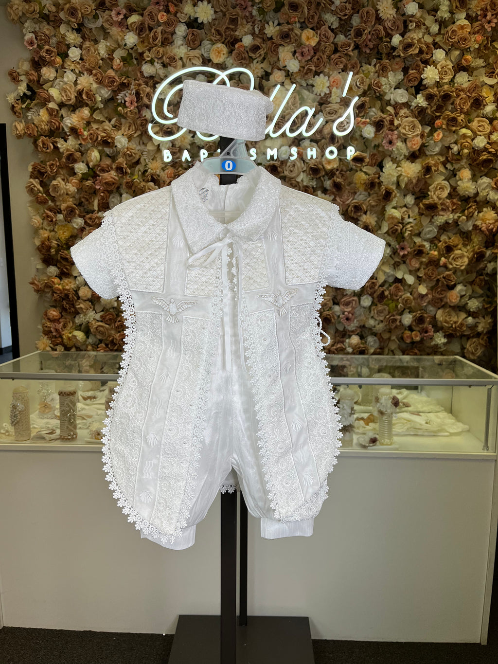 Emilio Boy Baptism outfit in White