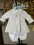 Prince Azul baptism outfit in Ivory