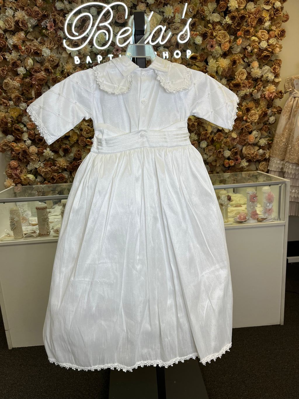 Eduardo Spanish Baptism outfit in White FINAL SALE/VENTA FINAL