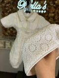 Emilio Boy Baptism outfit in Ivory