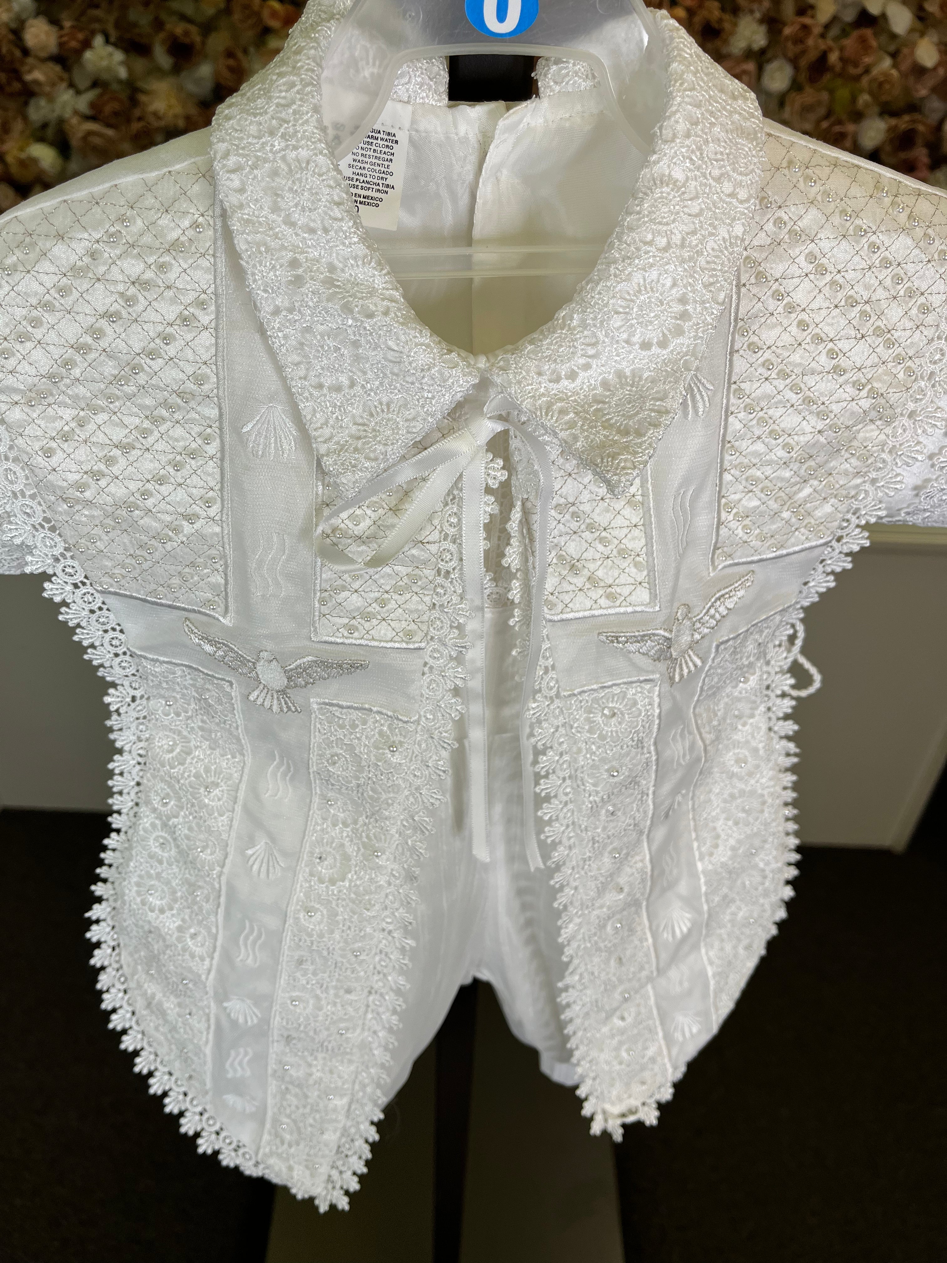 Emilio Boy Baptism outfit in White