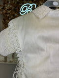 Emilio Boy Baptism outfit in Ivory