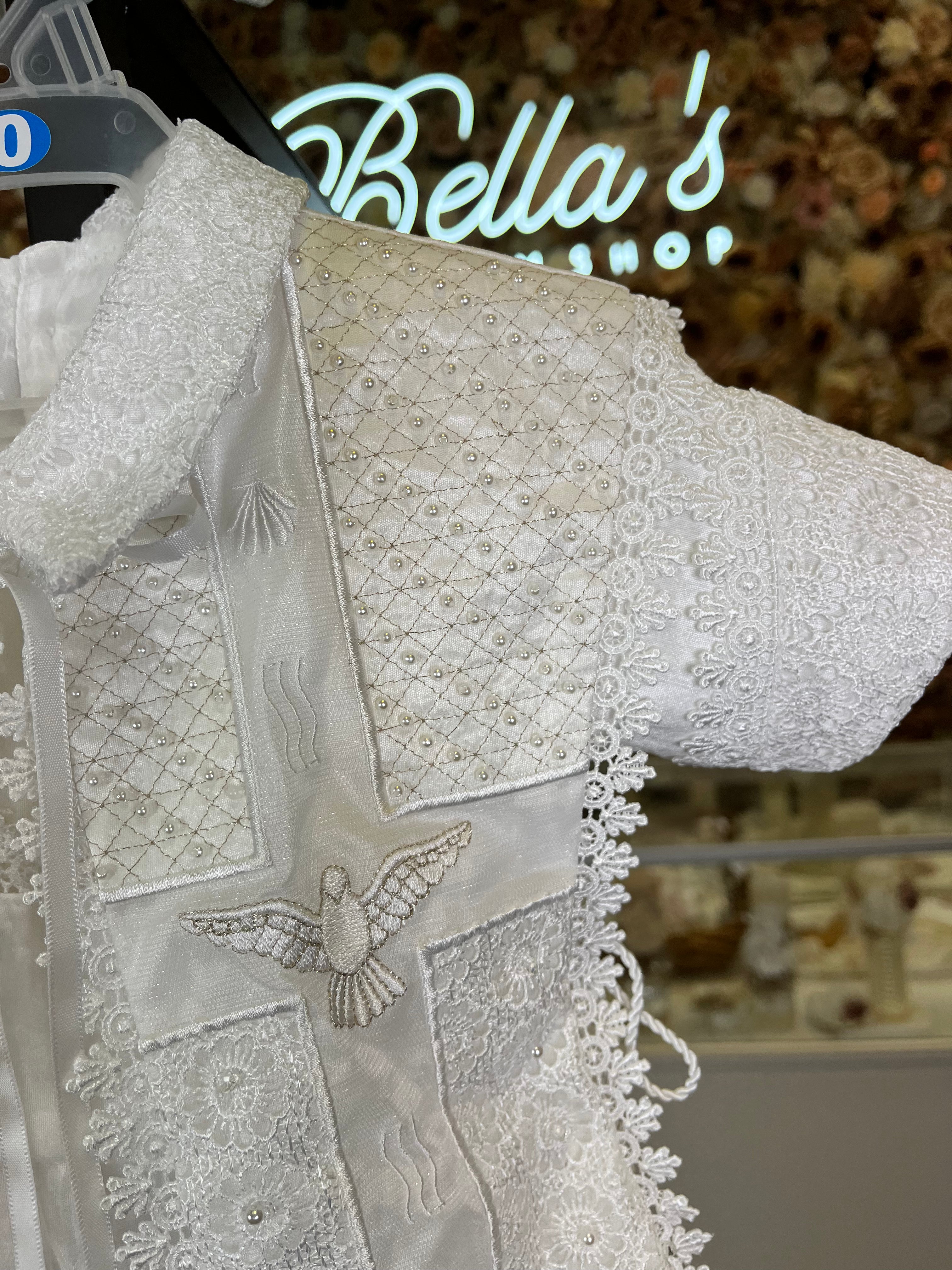 Emilio Boy Baptism outfit in White