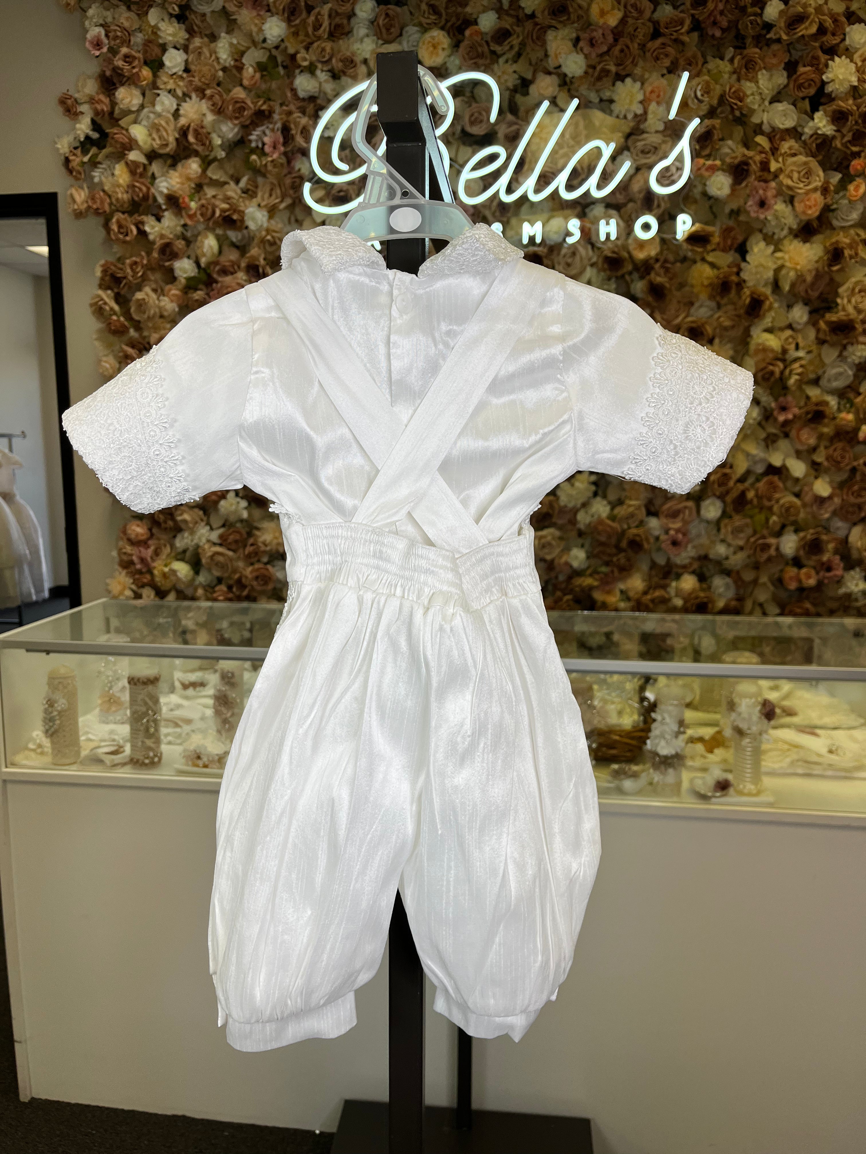 Emilio Boy Baptism outfit in White