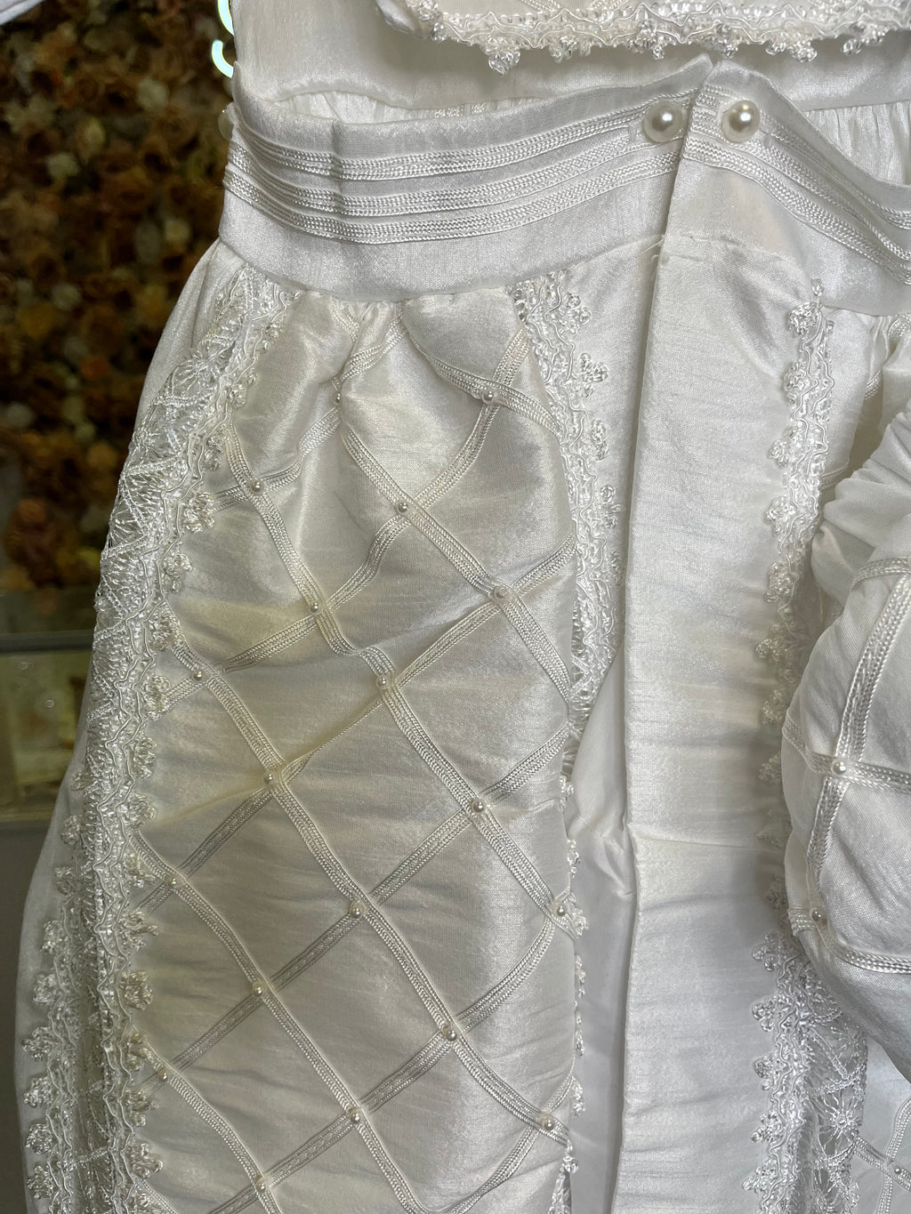 Eduardo Spanish Baptism outfit in White FINAL SALE/VENTA FINAL