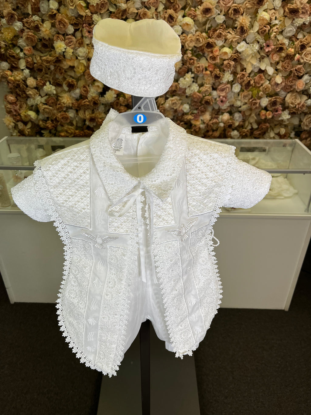 Emilio Boy Baptism outfit in White