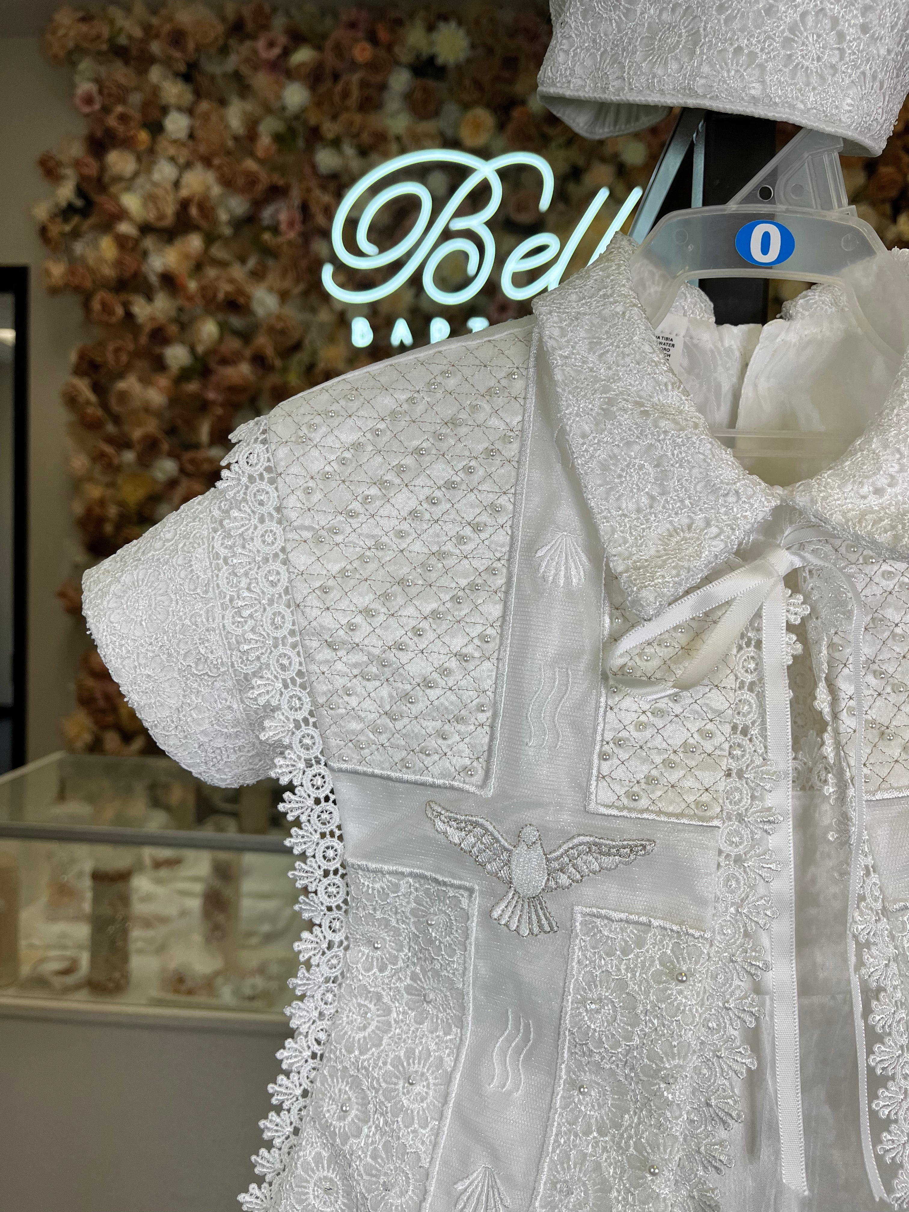 Emilio Boy Baptism outfit in White