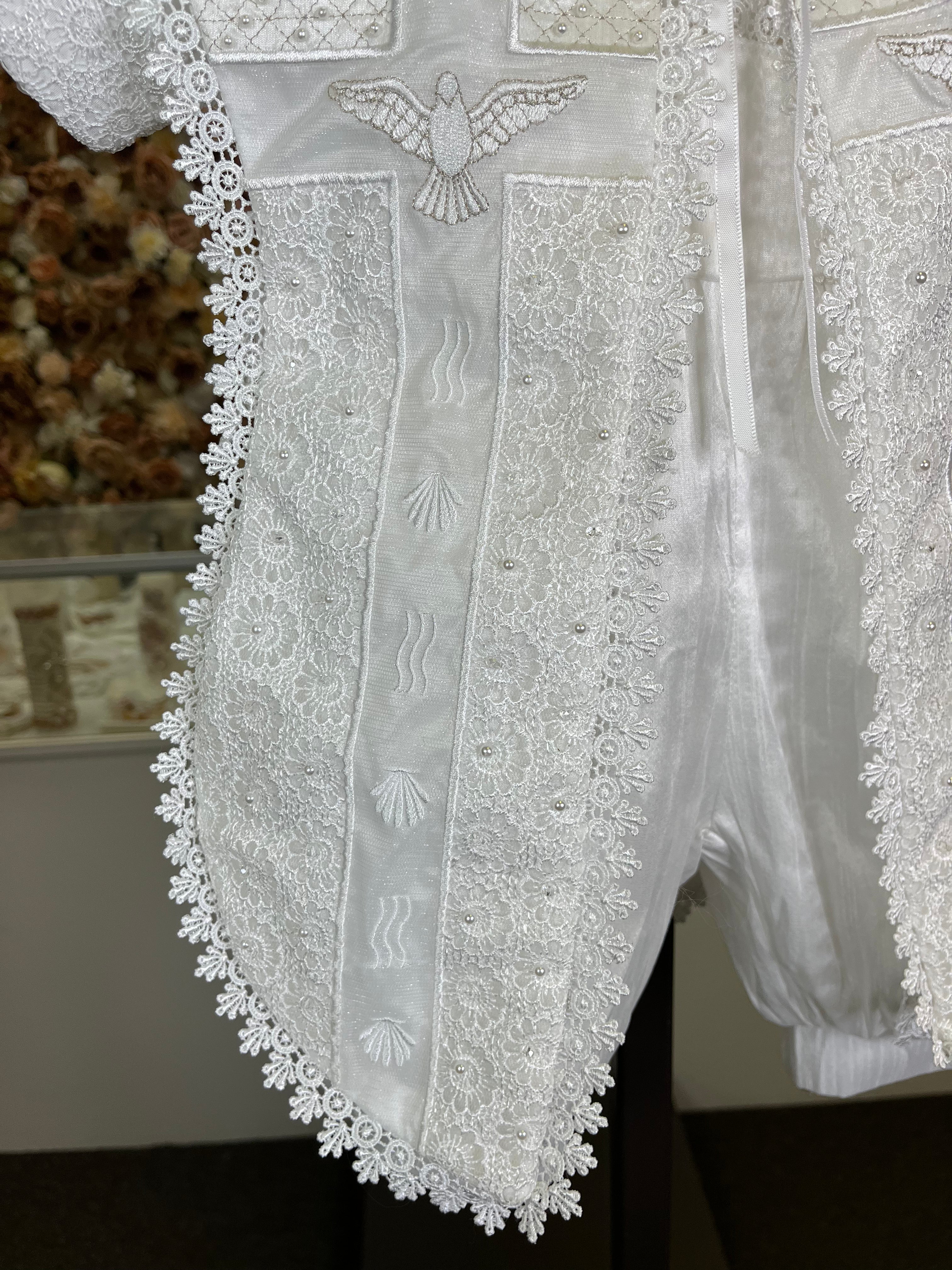 Emilio Boy Baptism outfit in White