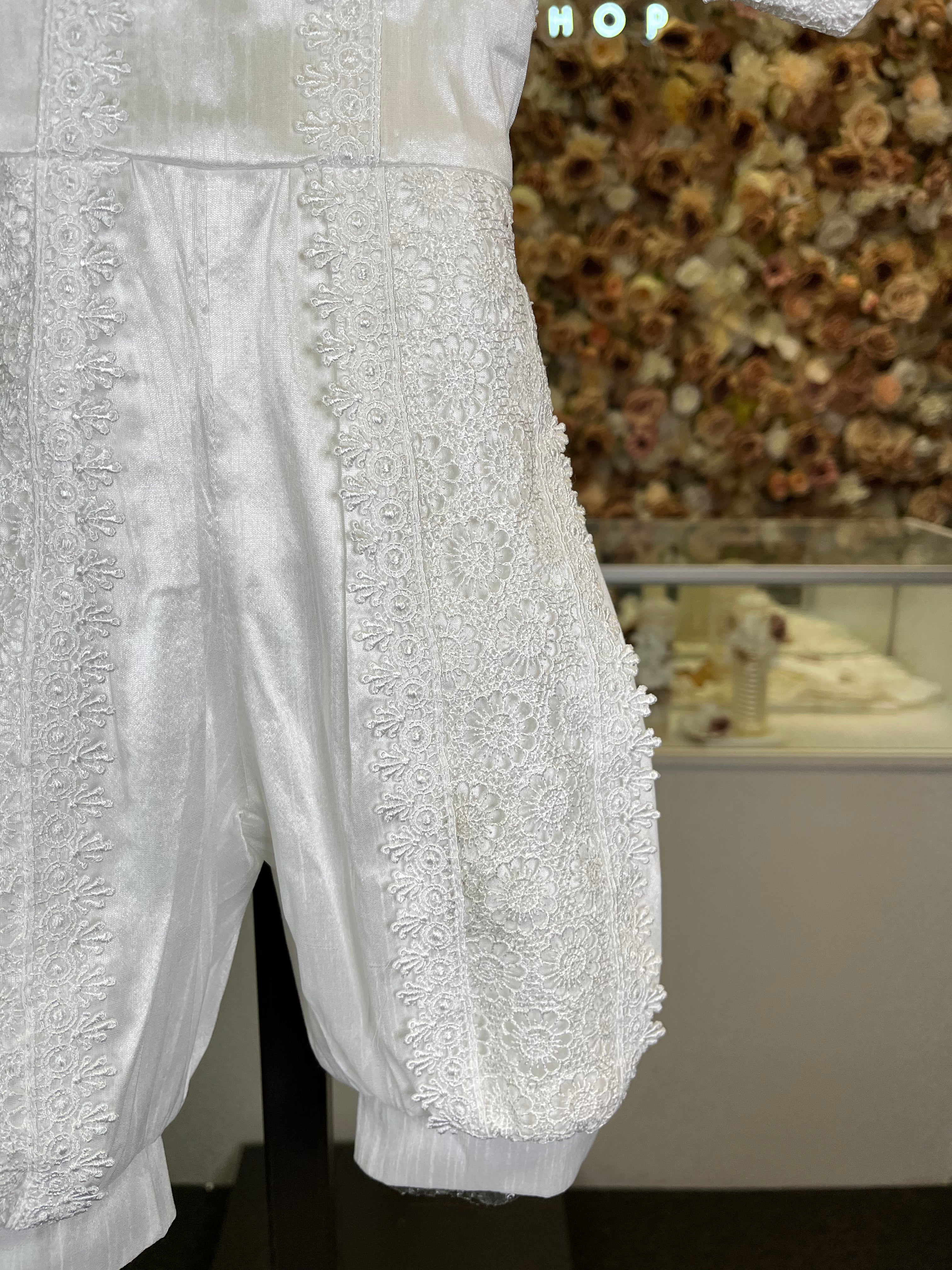 Emilio Boy Baptism outfit in White