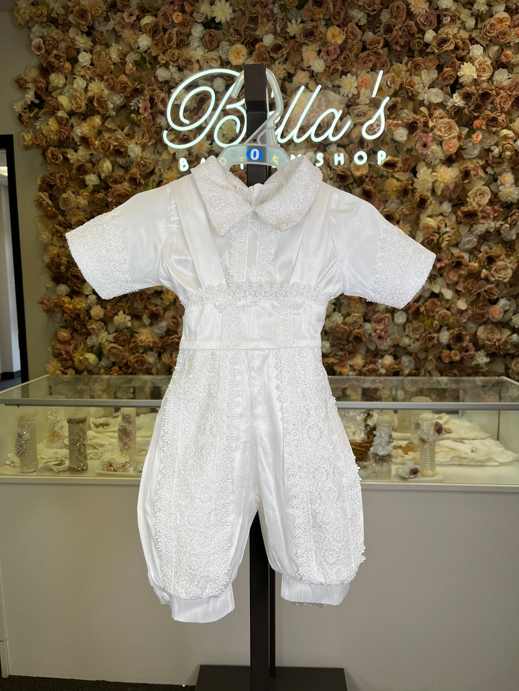 Emilio Boy Baptism outfit in White