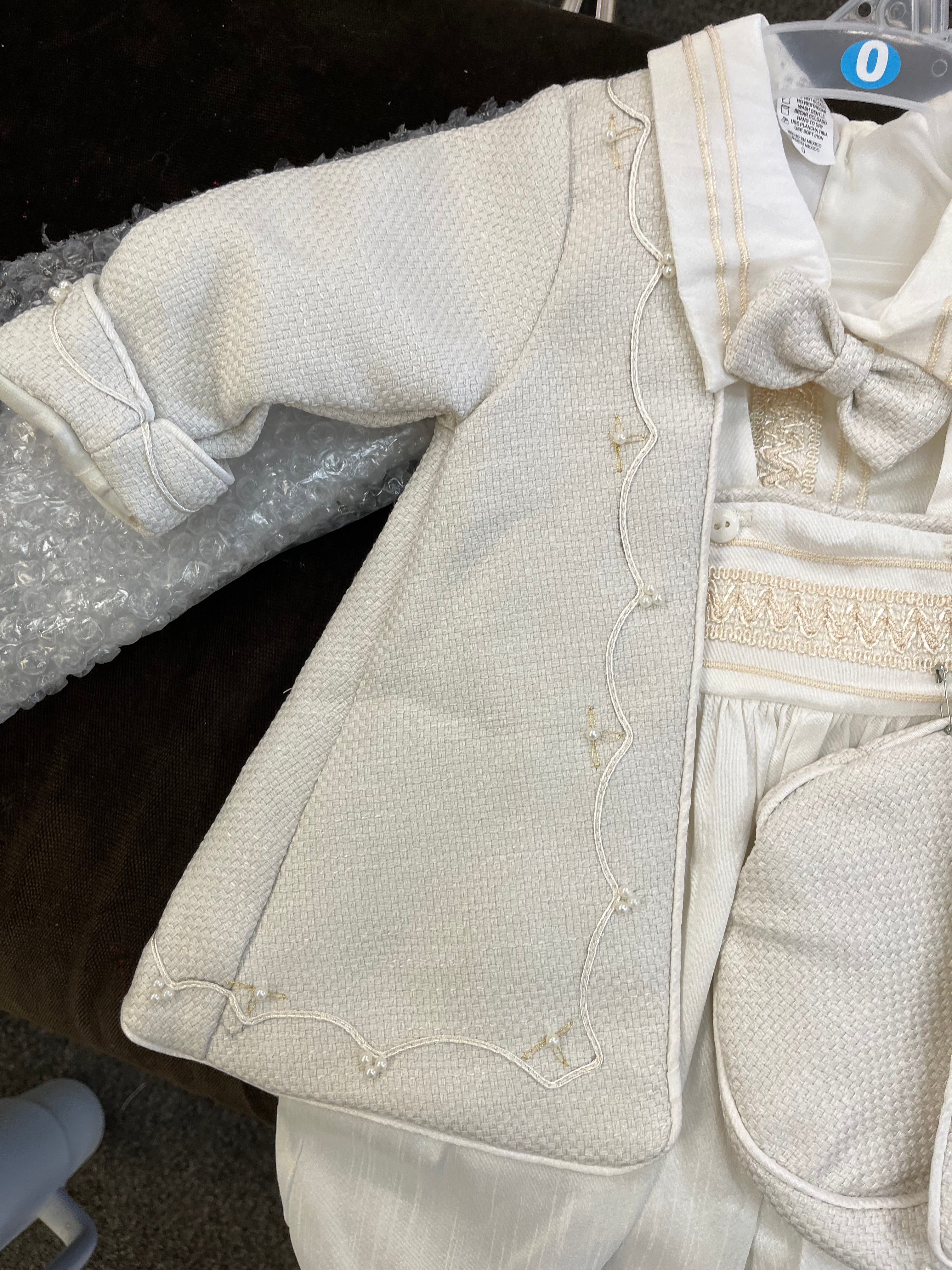 Prince Azul baptism outfit in Ivory