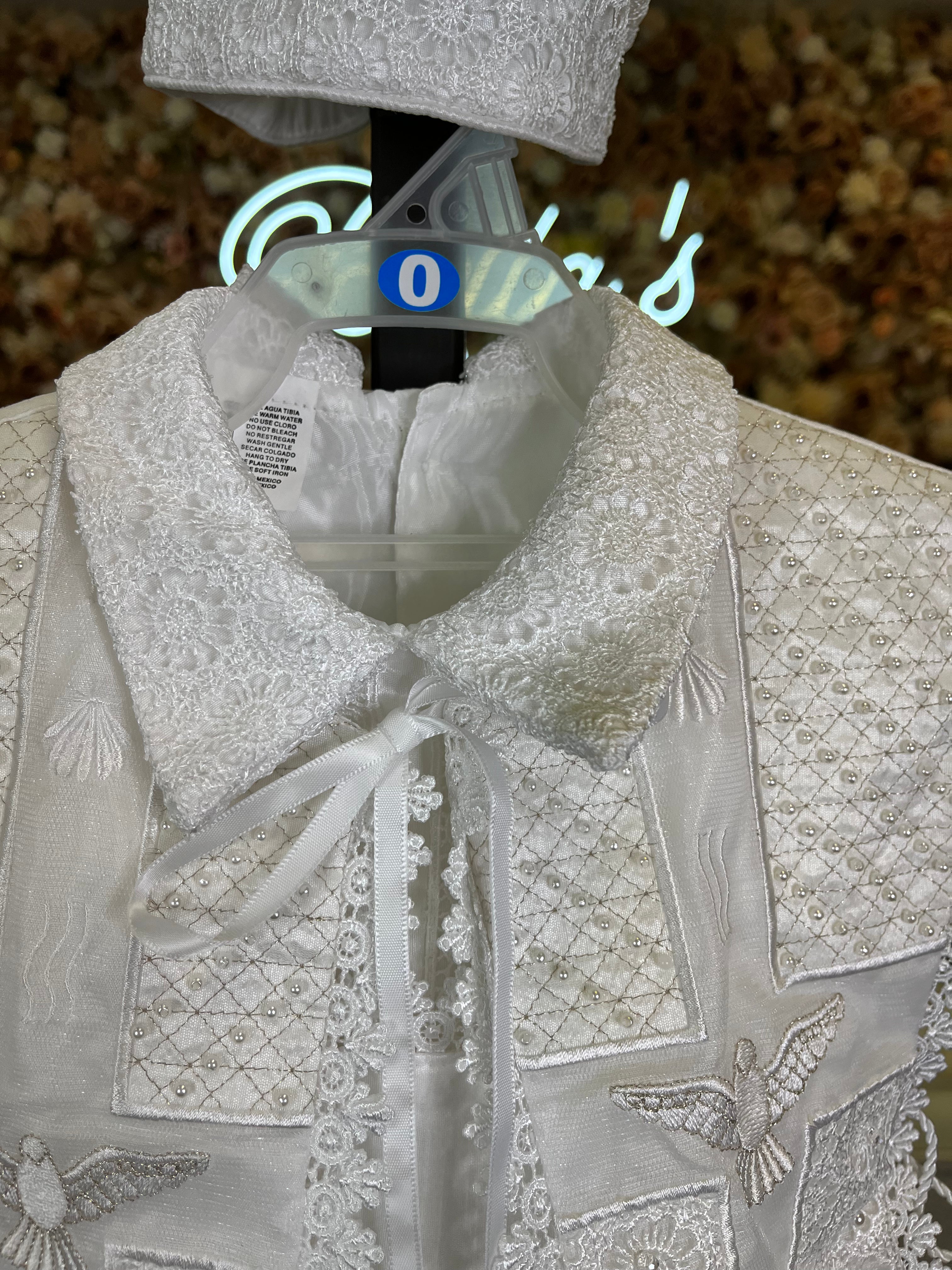 Emilio Boy Baptism outfit in White