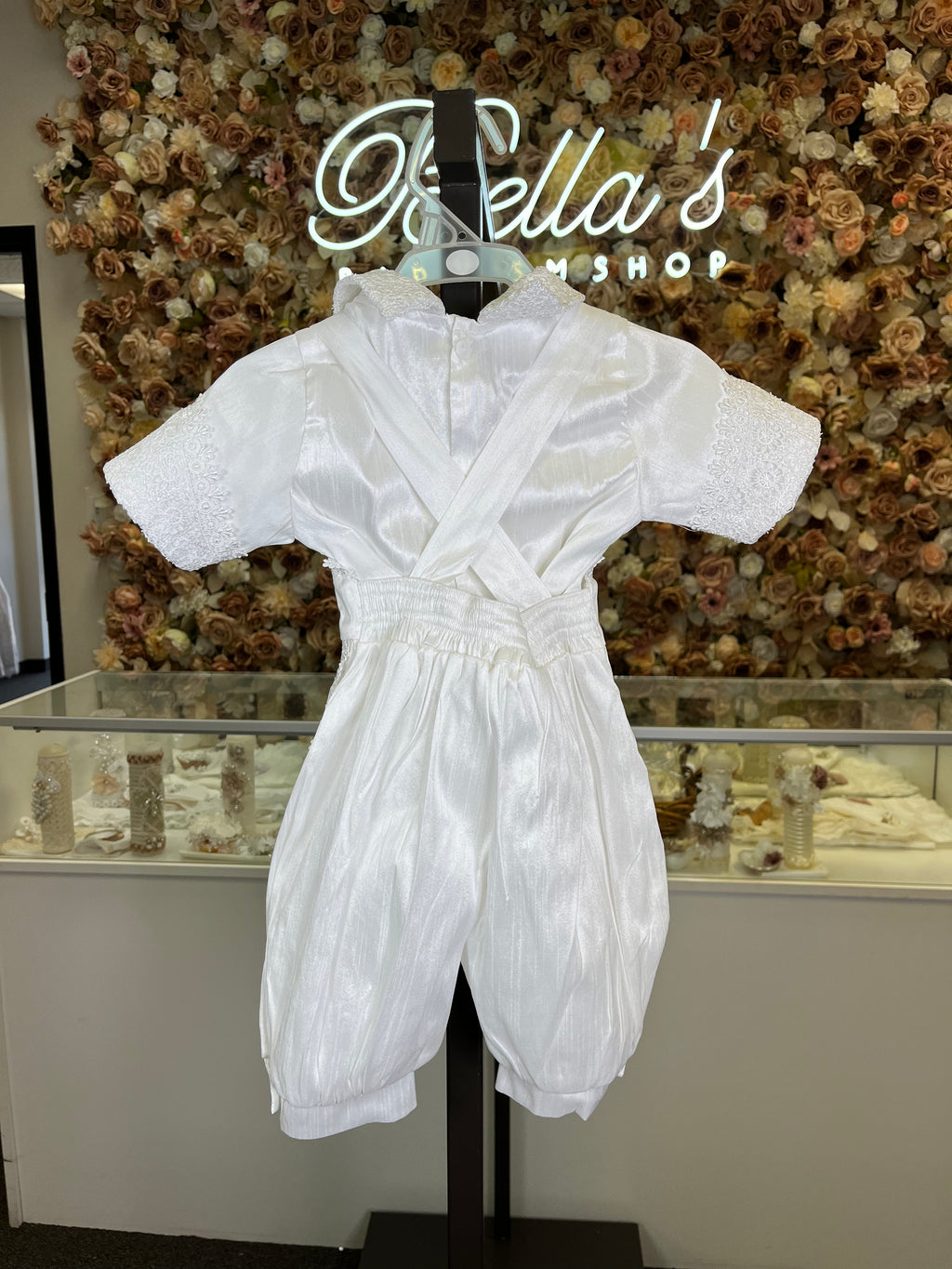 Emilio Boy Baptism outfit in White
