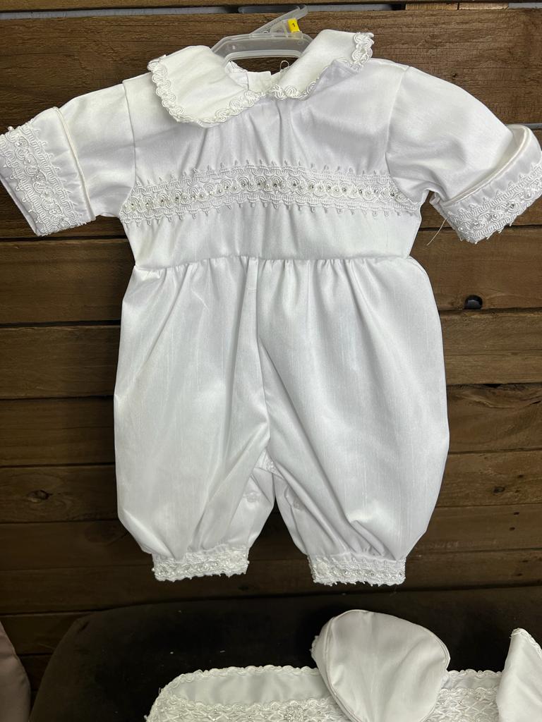 Boy Baptism outfit in White Style 17