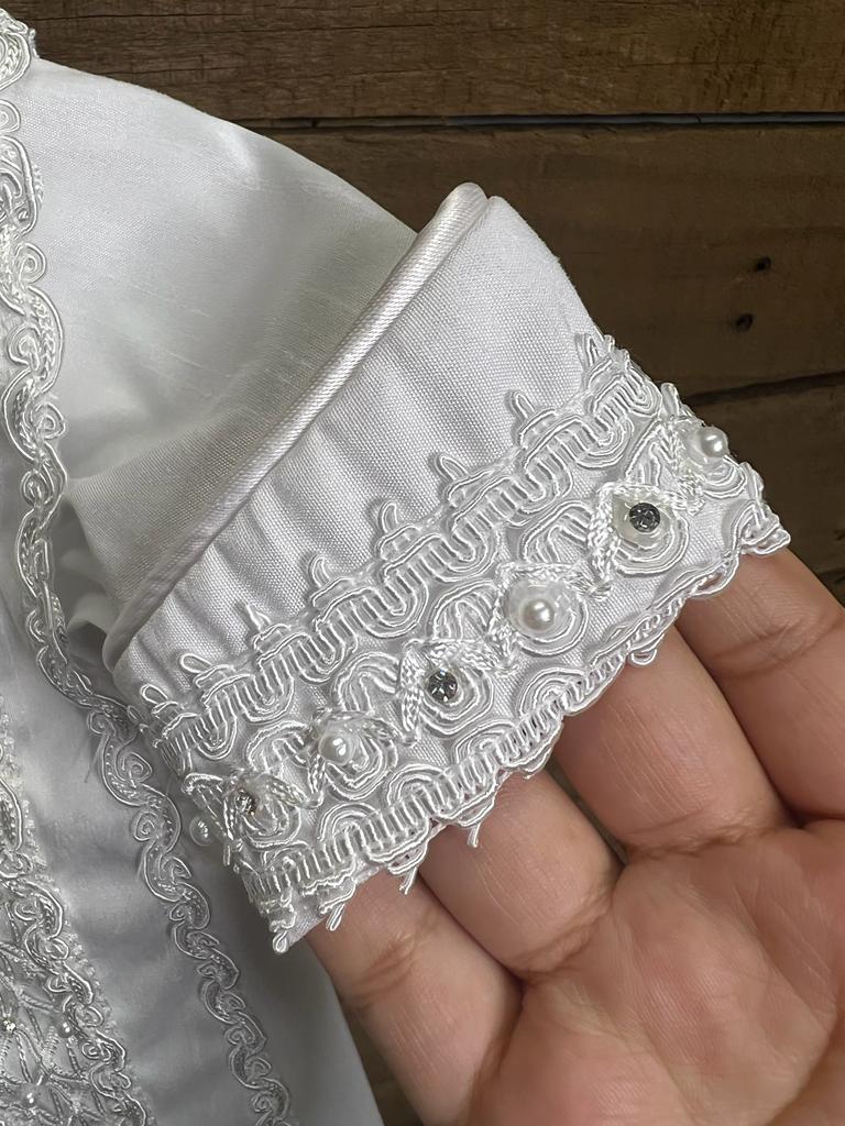 Boy Baptism outfit in White Style 17