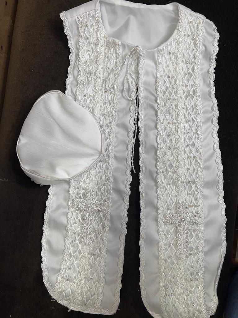 Boy Baptism outfit in White Style 17