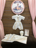 Diego 3 pz baptism Boy Outfit in Ivory